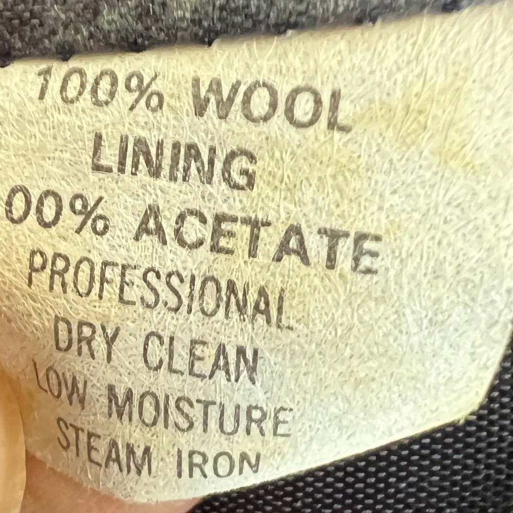 VTG pure wool navy blazer 14 USA mint conditon preppy‎ capsule classic retro - Picture 7 of 9